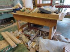 Wooden Workbench with Record 53 Vice