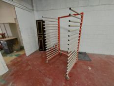 Heavy Duty Sixteen Tier Mobile Drying Rack