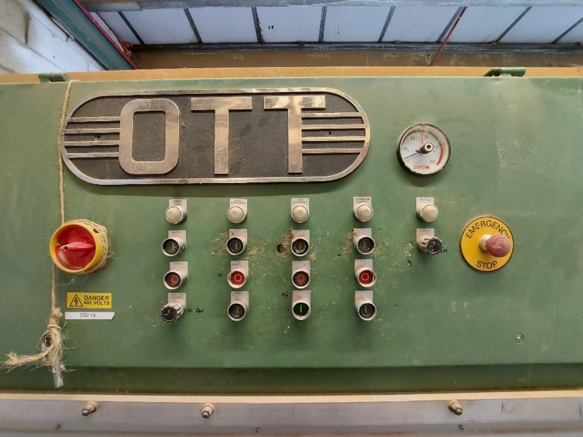 OTT JU 90 Veneer Press with Elkom Heating Plate - Image 3 of 5