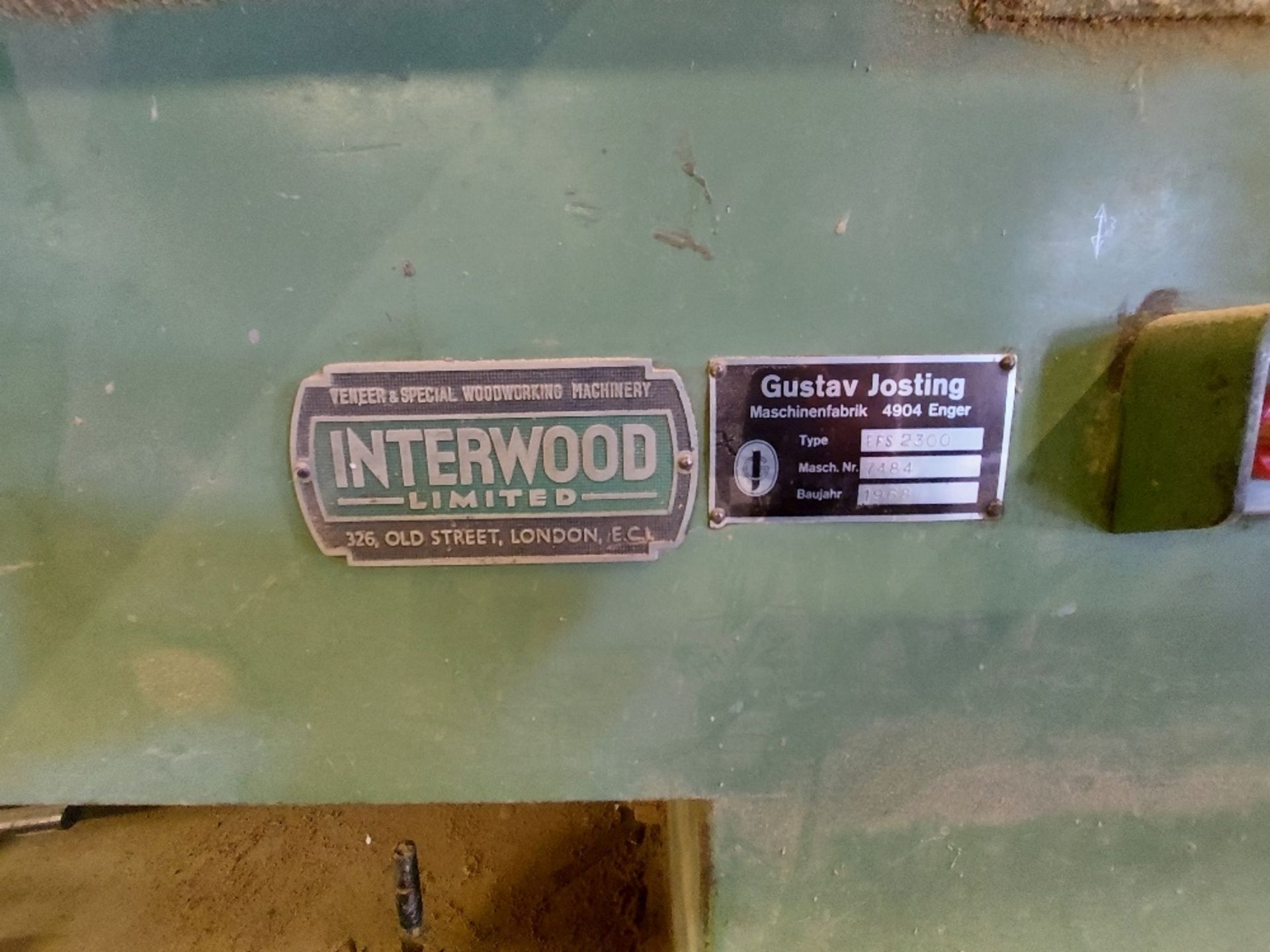 Josting (Interwood) EFS 2300 Veneer Guillotine - Image 4 of 4