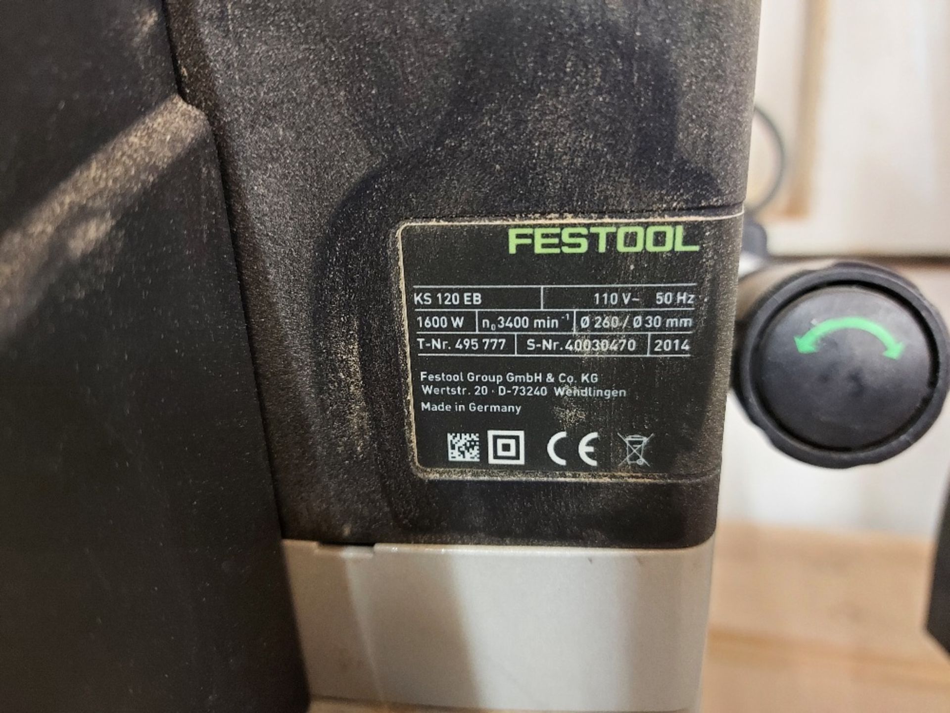 Festool Kapex KS 120 EB 260mm Compound Mitre Saw - Image 4 of 5