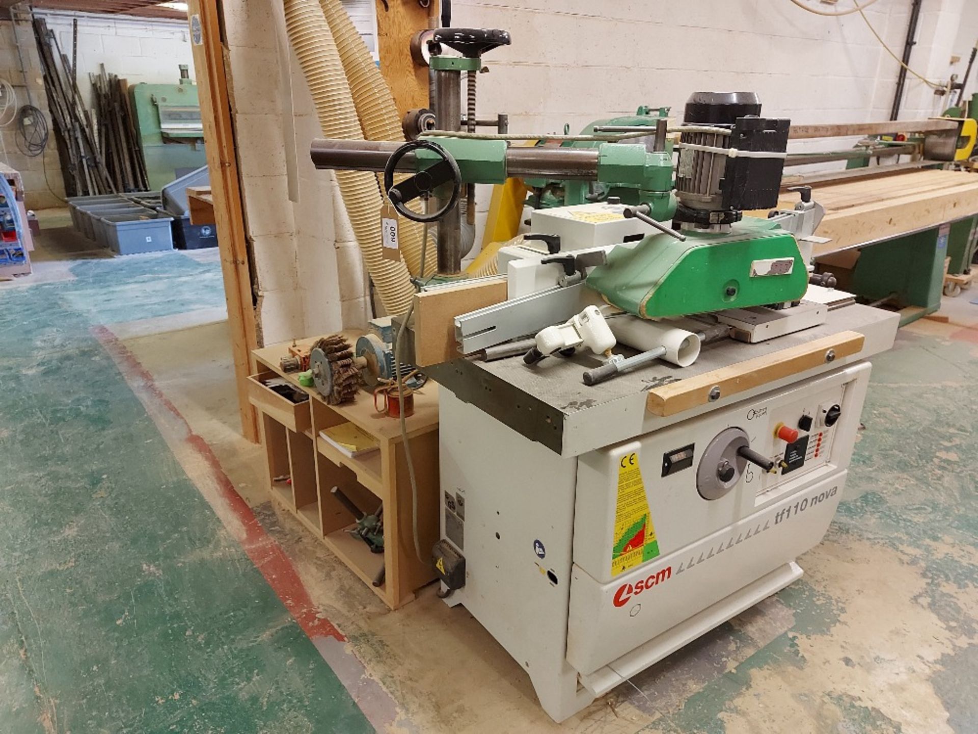 SCM TF 110 Nova Spindle Moulder with Maggi Steff Power Feed Unit - Image 2 of 7