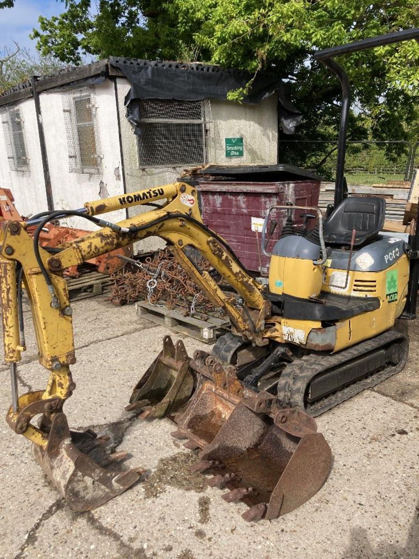 Komatsu PC03 Micro Shovel Excavator - Image 7 of 18