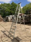 Ten Tread Steel Step Ladder