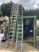 (6) Various Heavy Duty Steel Ladders