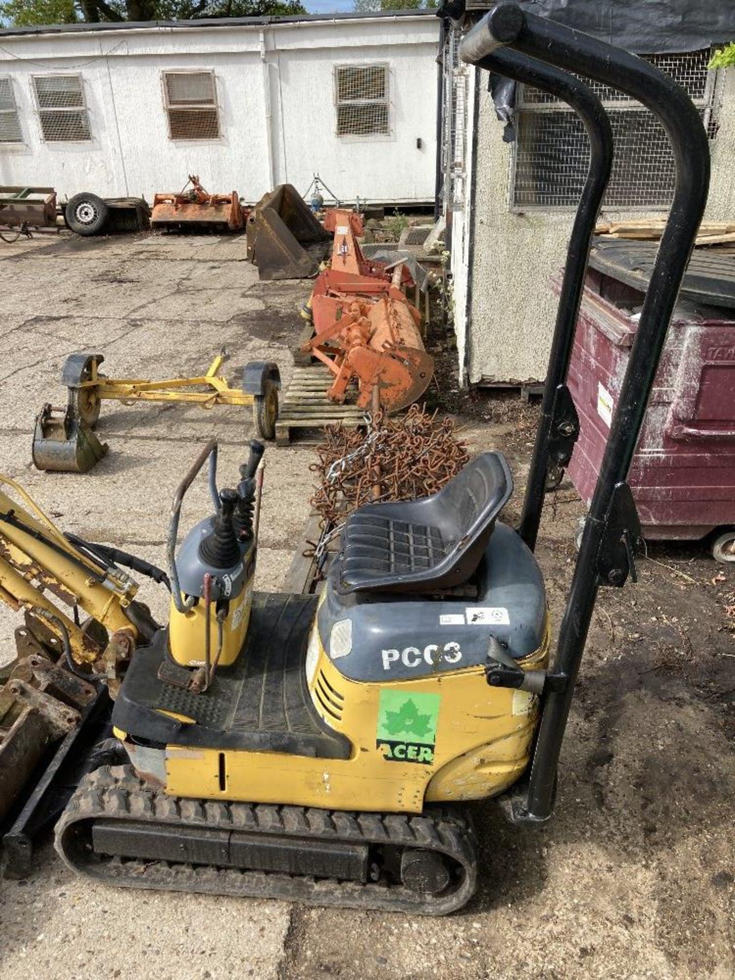 Komatsu PC03 Micro Shovel Excavator - Image 5 of 18