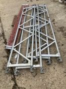 Various Feldhaus Steel Scaffold Tower Parts