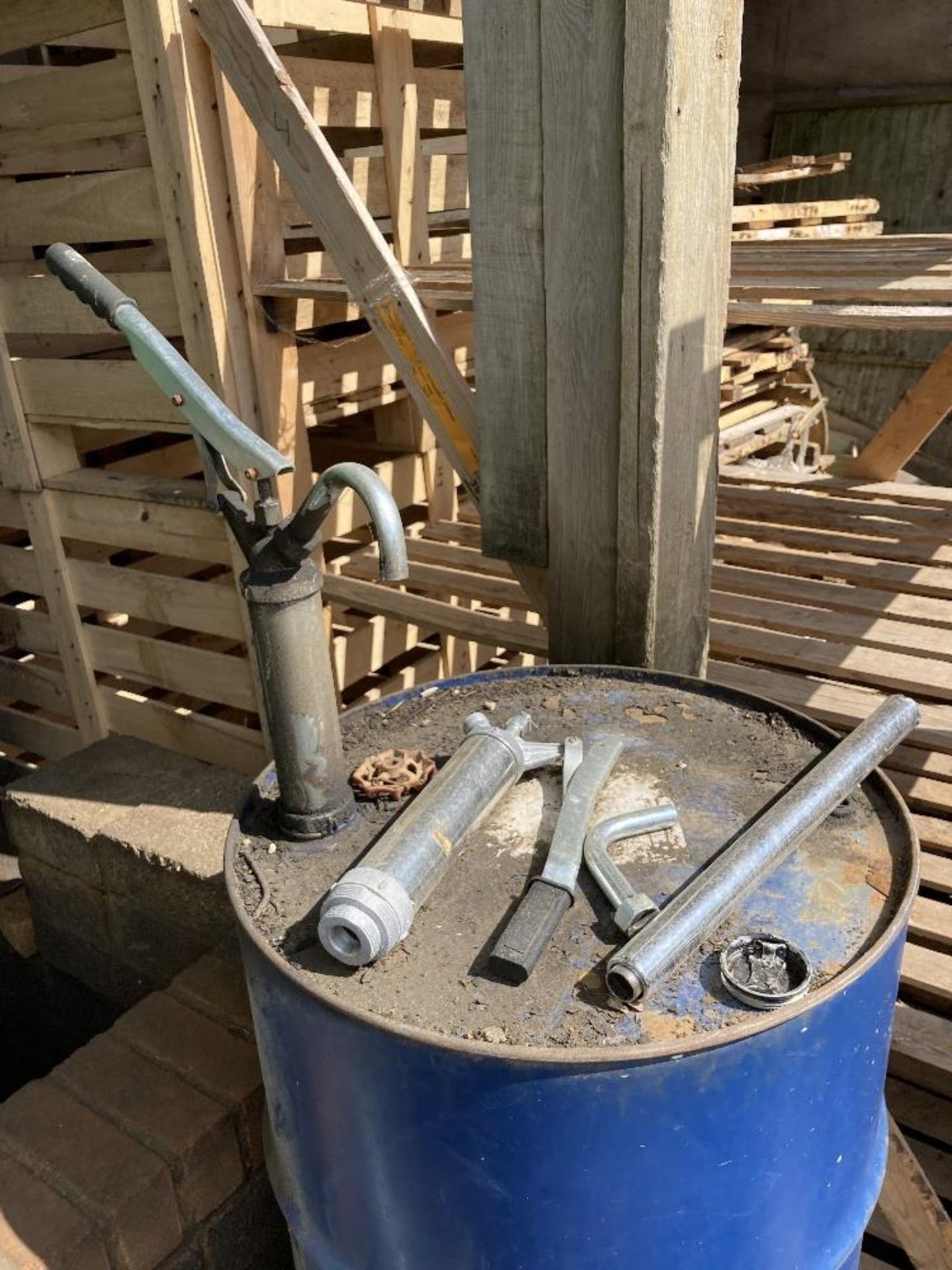 (3) 200L Barrells with Dispensing Pumps - Image 8 of 8