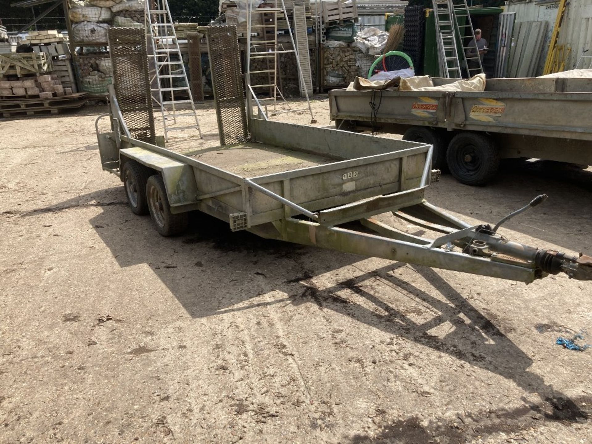 Bateson Twin Axle Trailer with Integrated Loading Ramps - Image 3 of 5