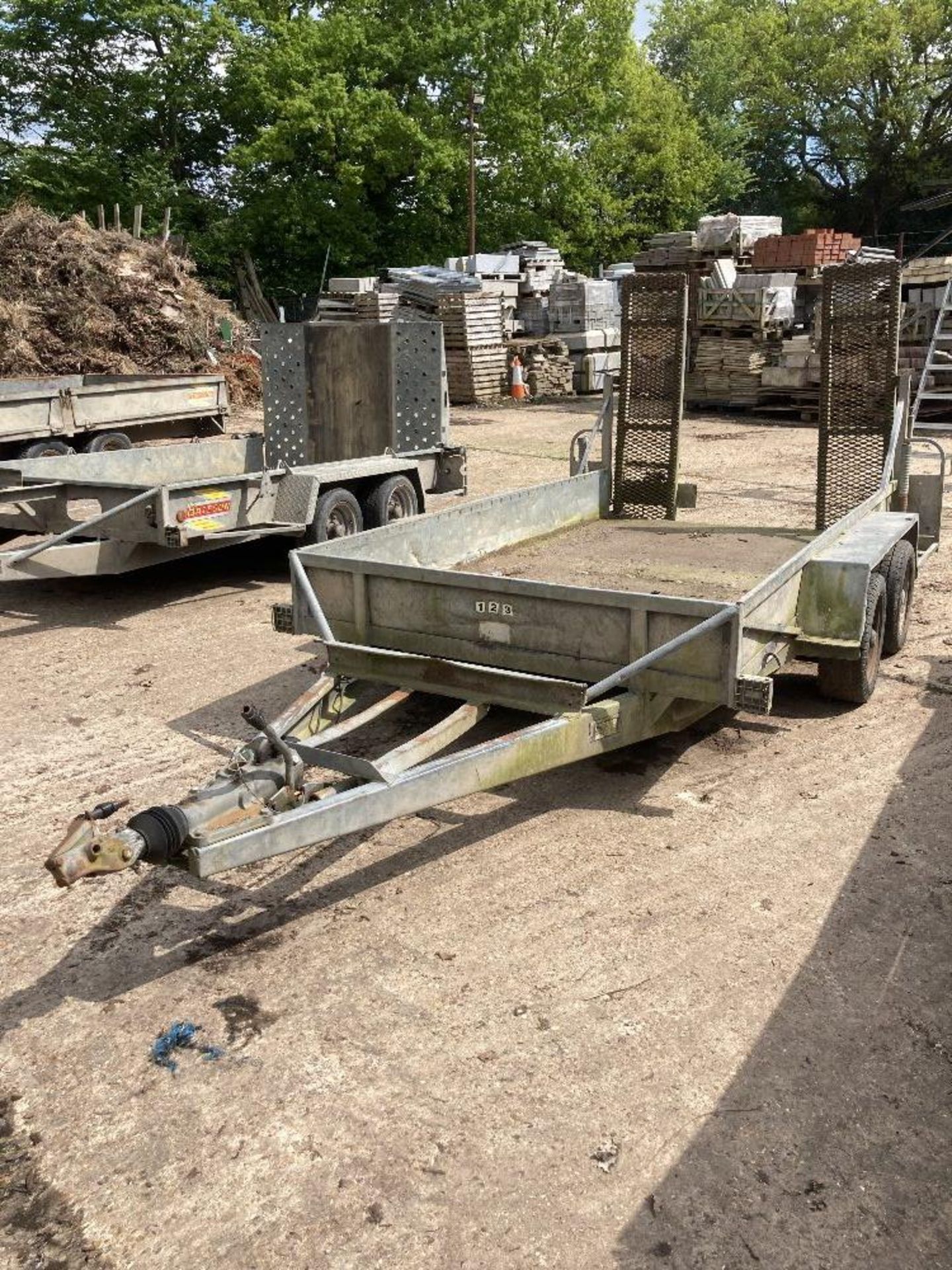 Bateson Twin Axle Trailer with Integrated Loading Ramps