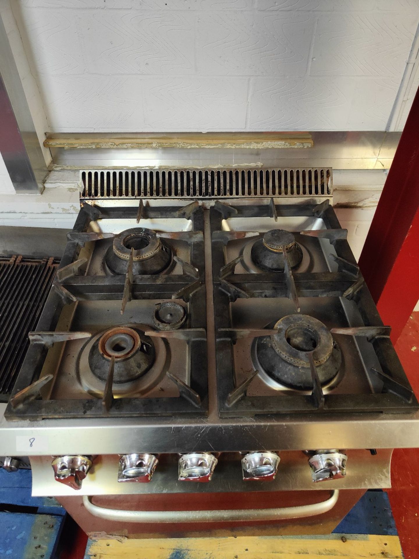 MBM Brescello G4SF77 Four Hob Gas Cooker - Image 4 of 6