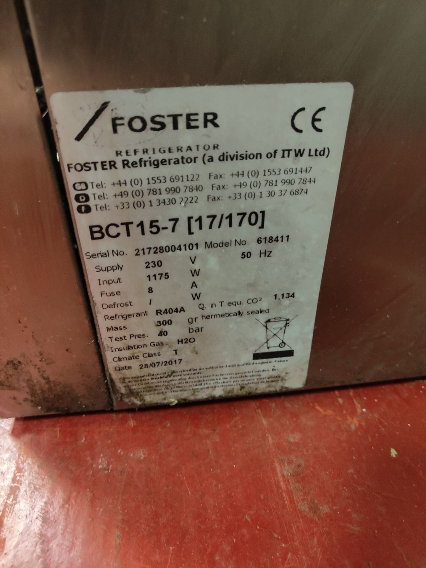 Foster BCT15-7 Blast Chiller - Image 5 of 5