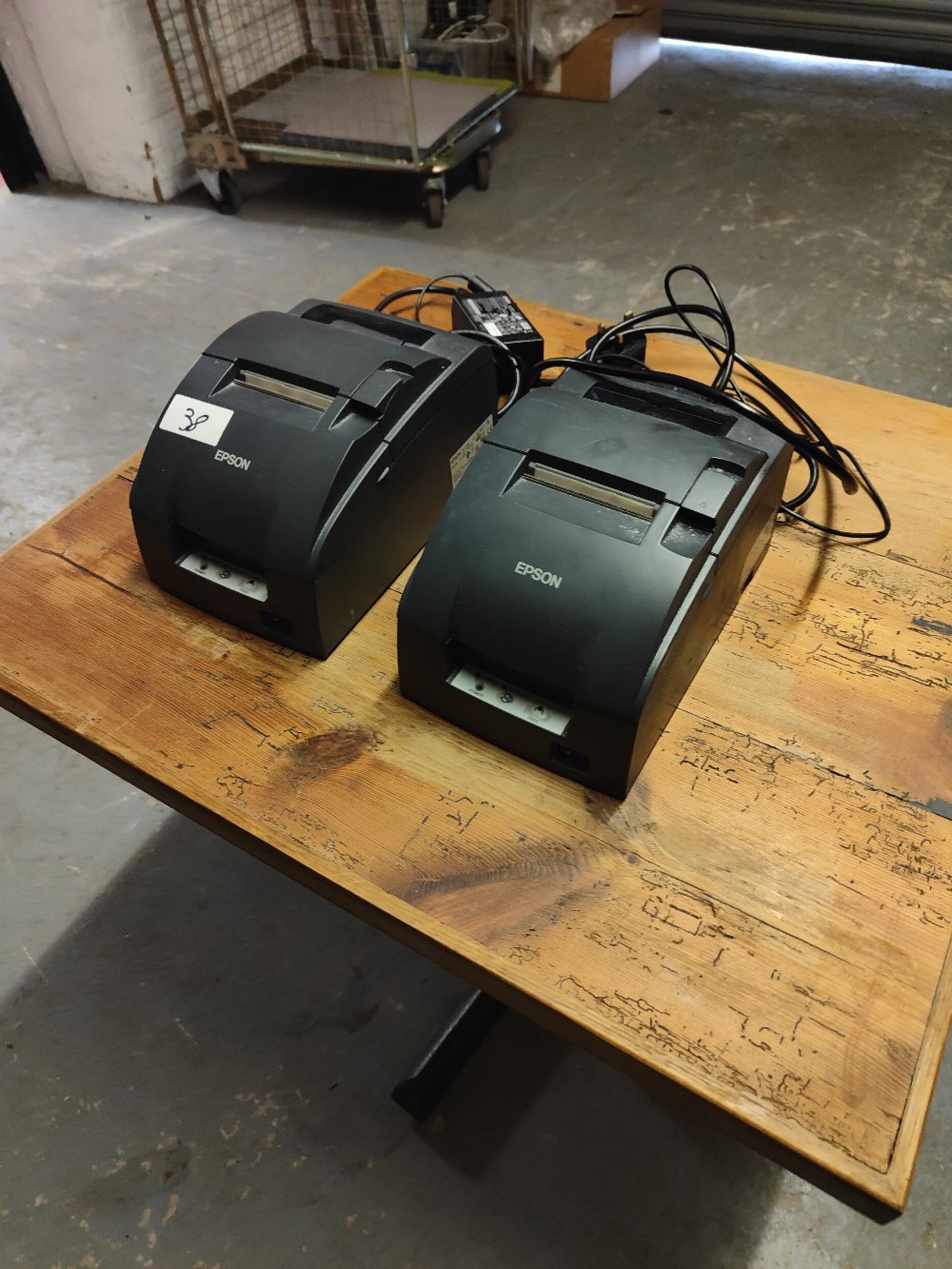 (2) Epson TM-U220B Receipt Printers - Image 2 of 5