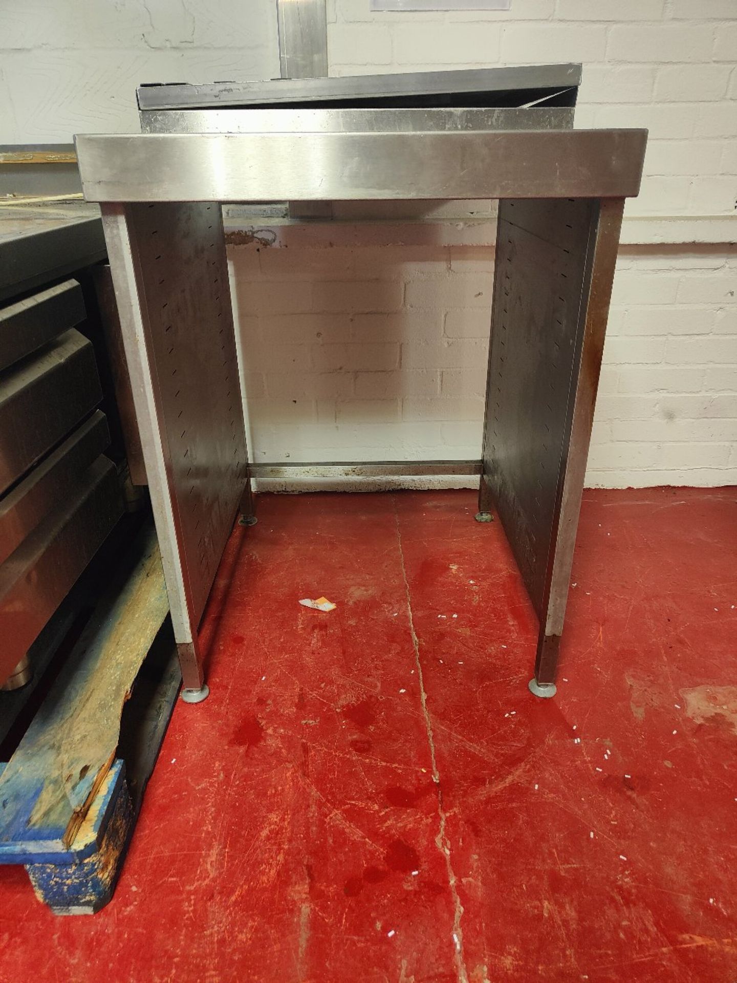 Stainless Steel Preparation Table with Two Undershelves - Image 3 of 3