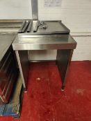 Stainless Steel Preparation Table with Two Undershelves