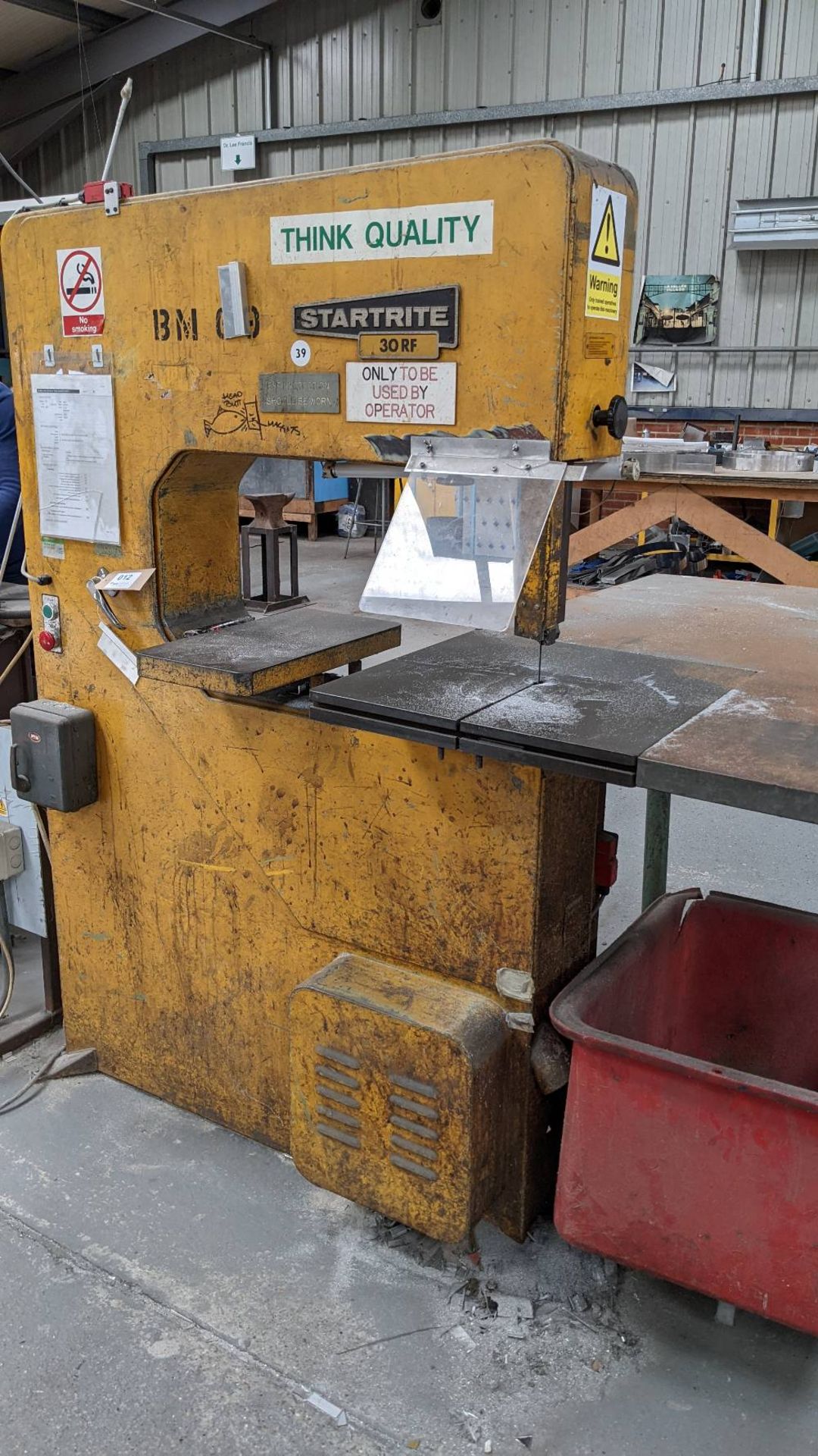 Startrite 30RF vertical bandsaw