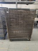 Screen printing drying rack