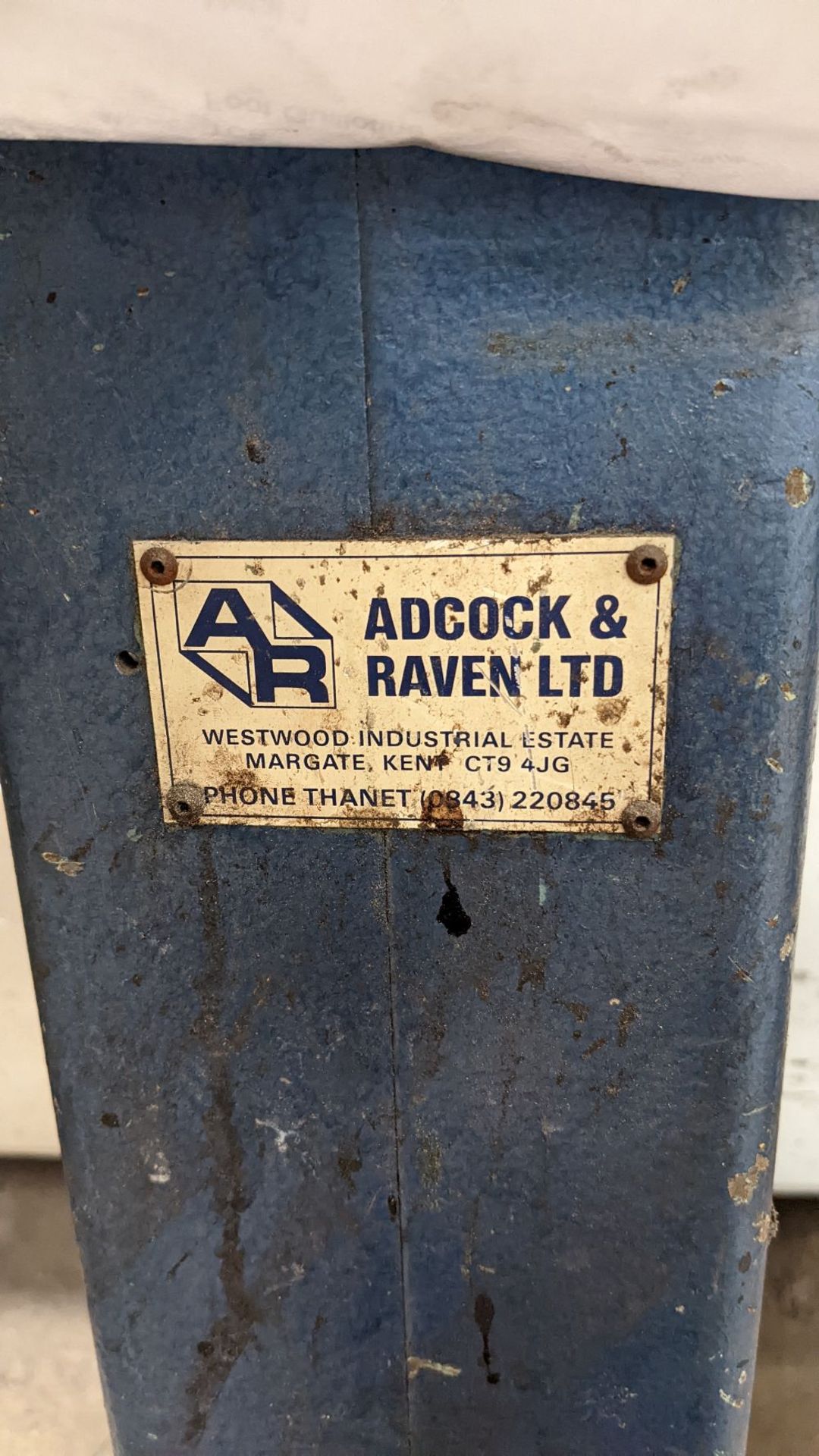 Adcock & Raven treadle operated guillotine 12" - Bild 3 aus 3