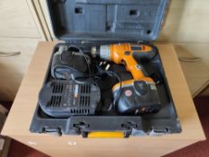 Worx cordless drill with two batteries, box and charger