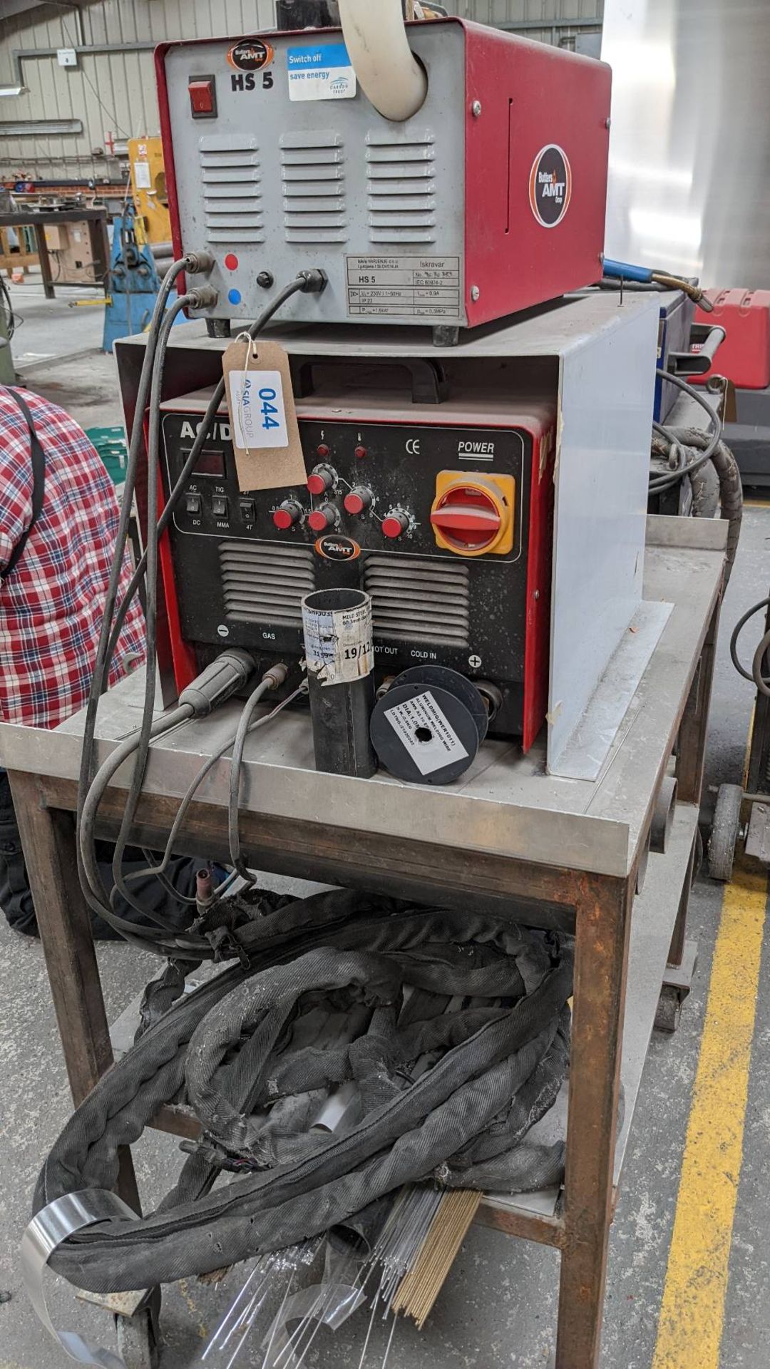 Butters AMT AC/DC315 power source TIG welder with Butlers AMT HS 5 cooler - Image 2 of 4