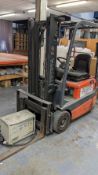 Toyota FBESF15 3-wheel electric forklift (1998)
