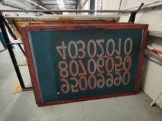 (7) Aluminium screen printing frames