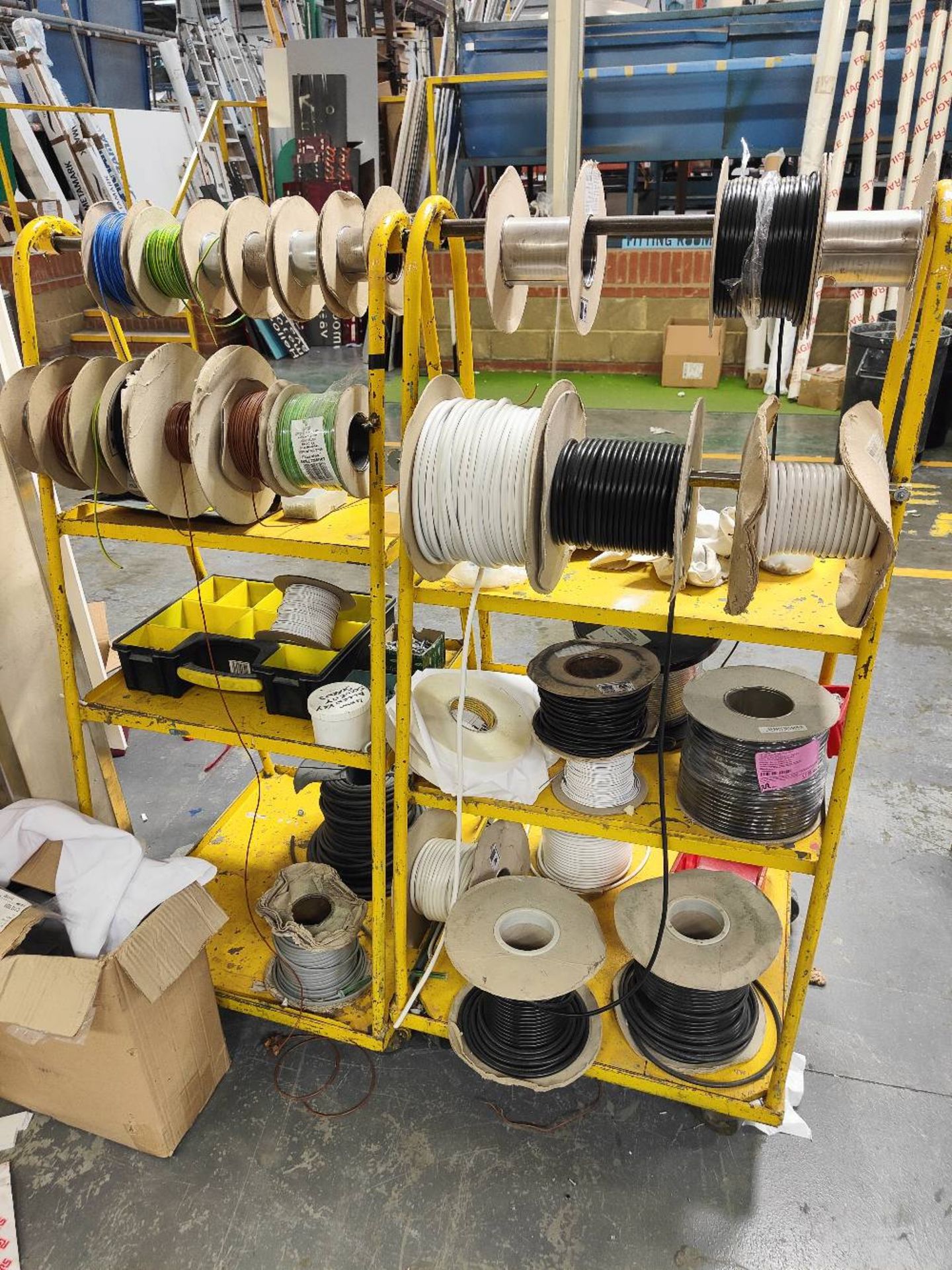 Cable reels on racking - Image 3 of 3