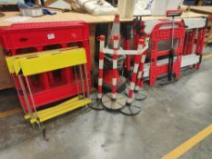 Quantity of safety barrier equipment