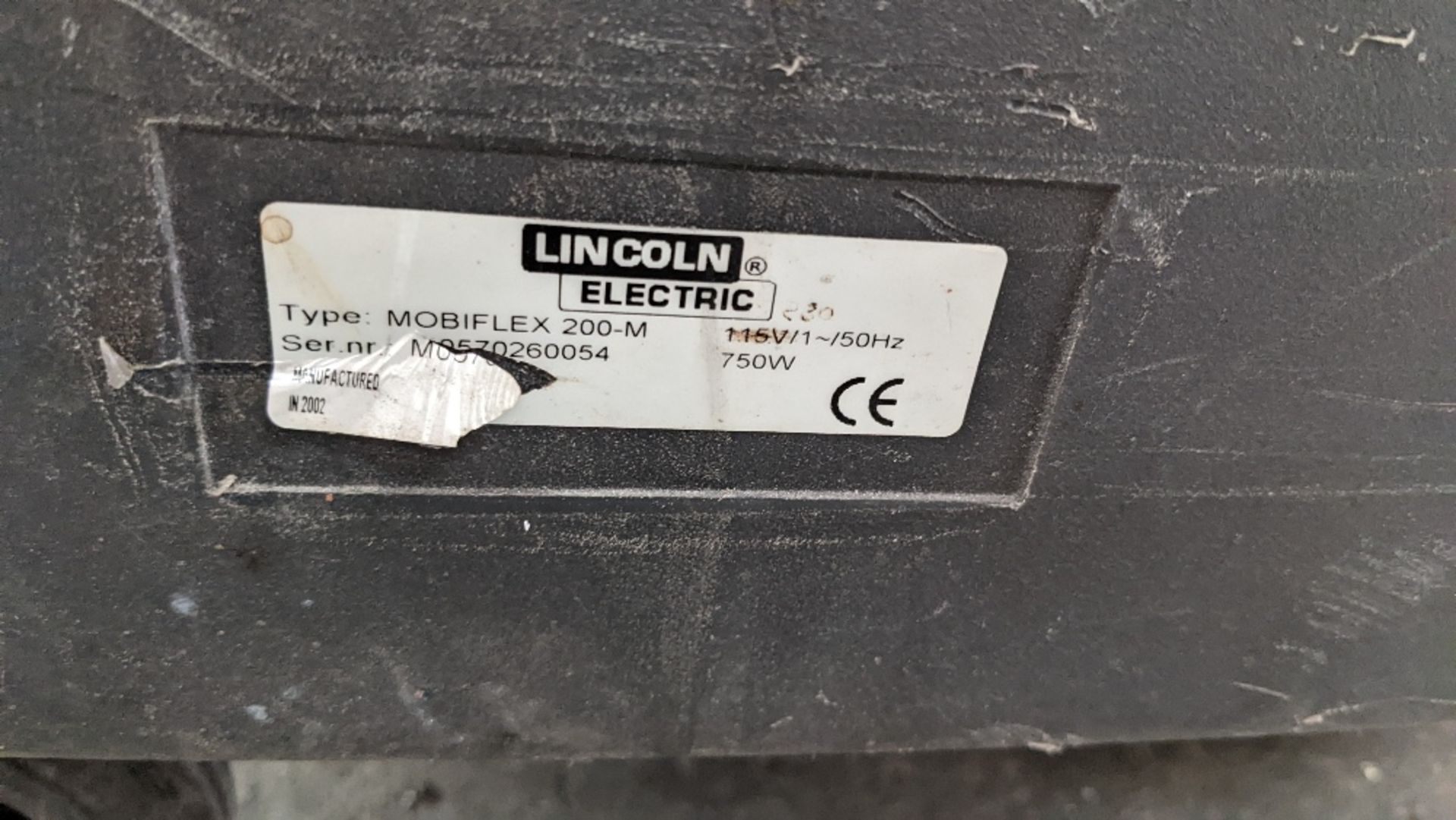 Lincoln Electric 240v Mobi-flex 200-M fume extractor (2002) - Image 4 of 4