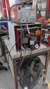 Butters AMT AC/DC315 power source TIG welder with Butlers AMT HS 5 cooler