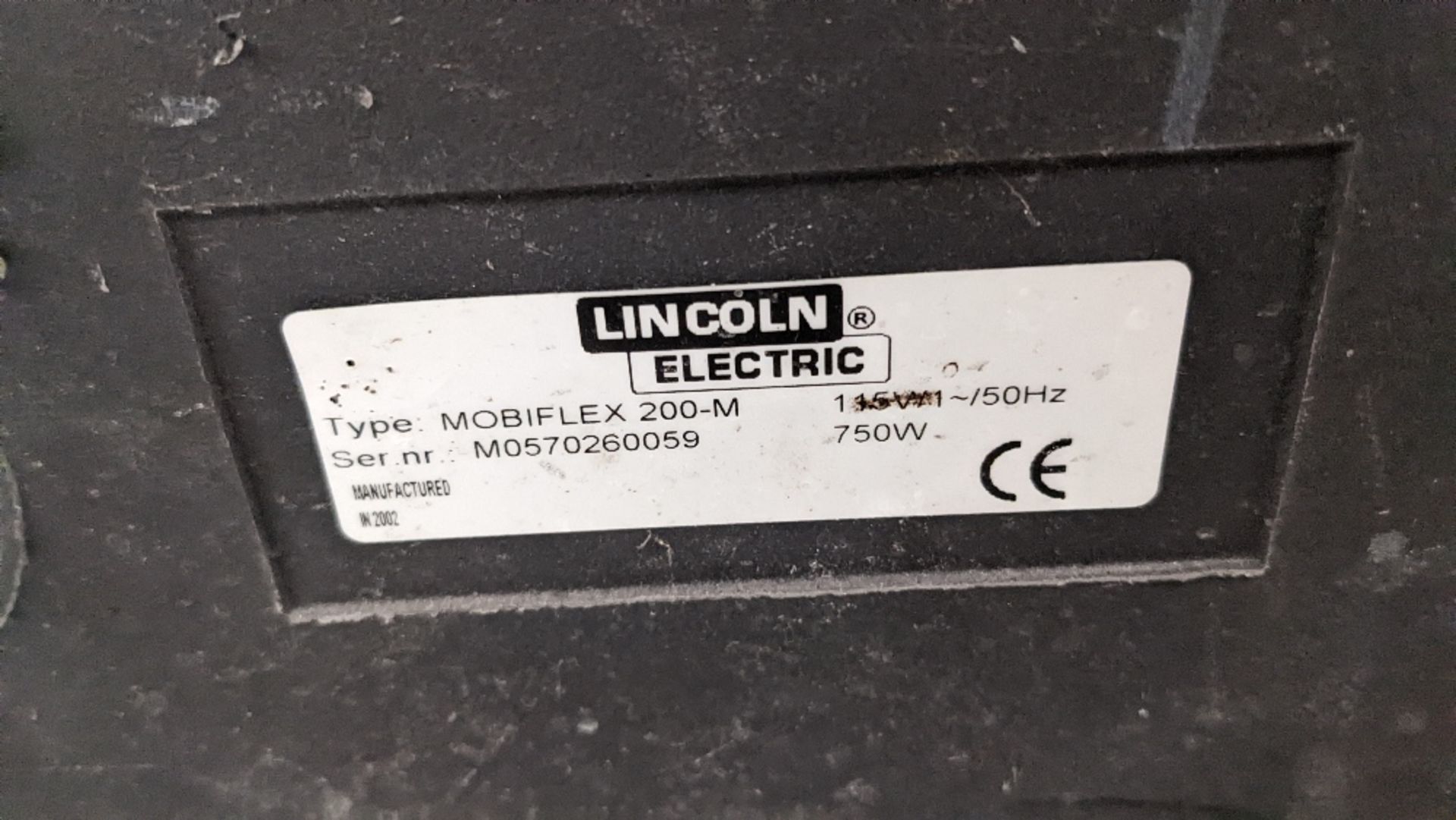 Lincoln electric 240v Mobi-flex 200-M fume extractor (2002) - Image 4 of 4