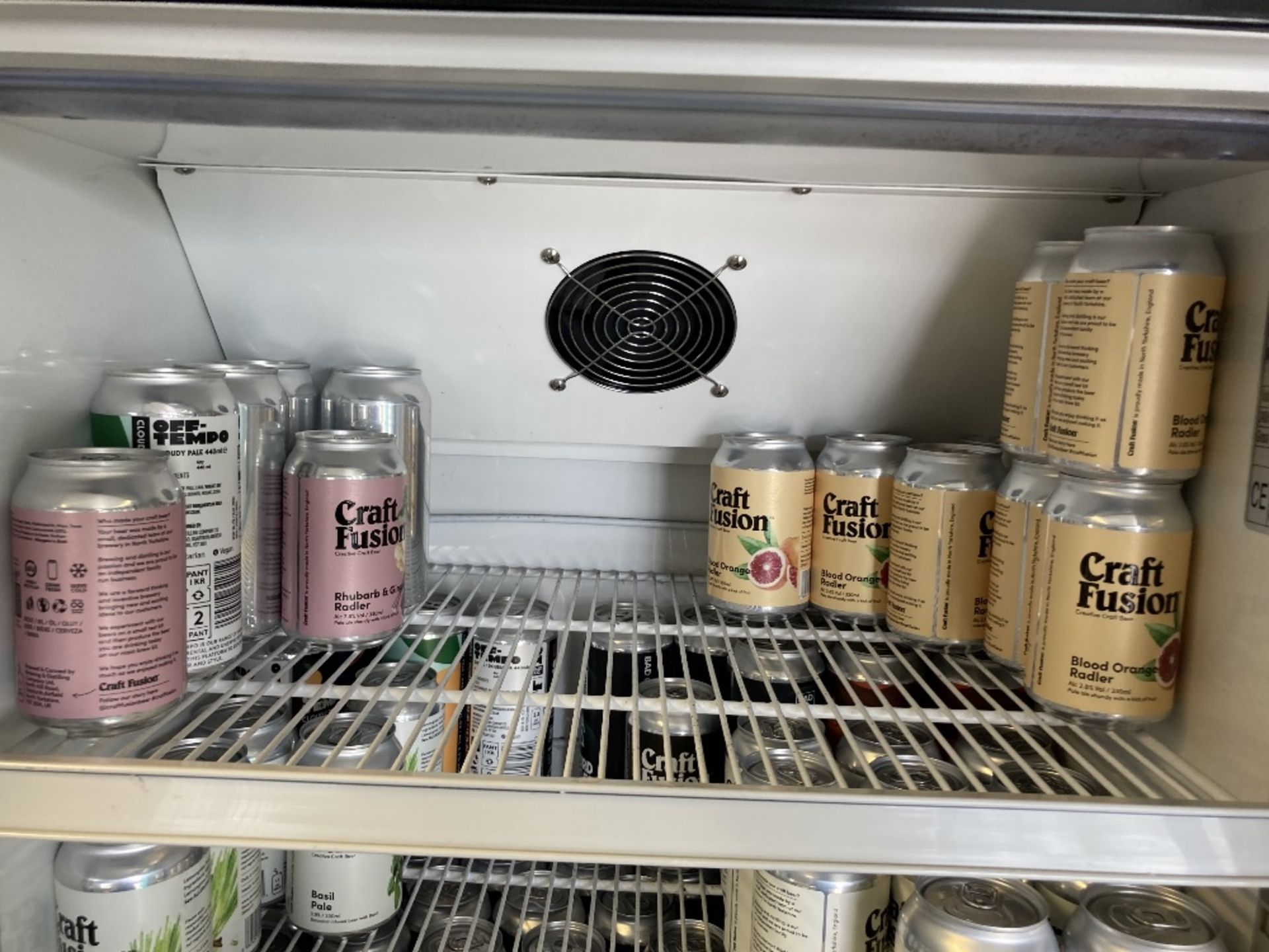 Coolpoint CX-405NS Upright Refridgerator & Canned Contents - Image 4 of 9