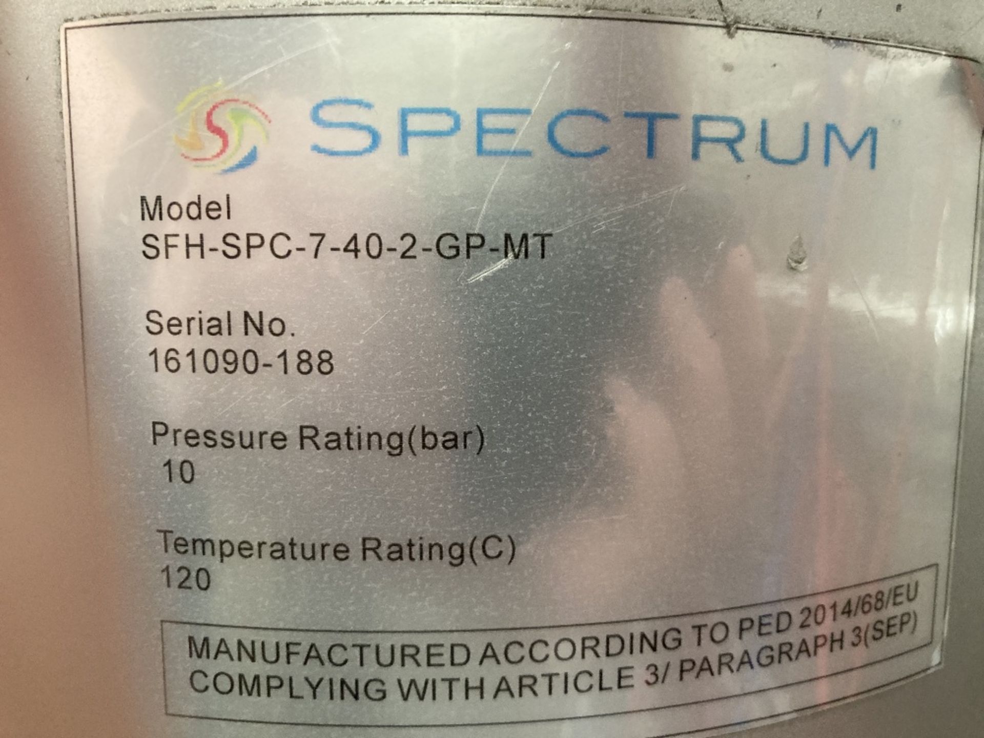 Spectrum SFH- SPC-7-40-2-GP-MT Filter - Image 3 of 6