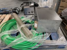 Remote Cooler & Roll of Green Edging Strip