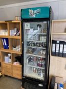 Coolpoint CX-405NS Upright Refridgerator & Canned Contents