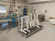 Mobile Twelve Section Steel Frame Storage Rack