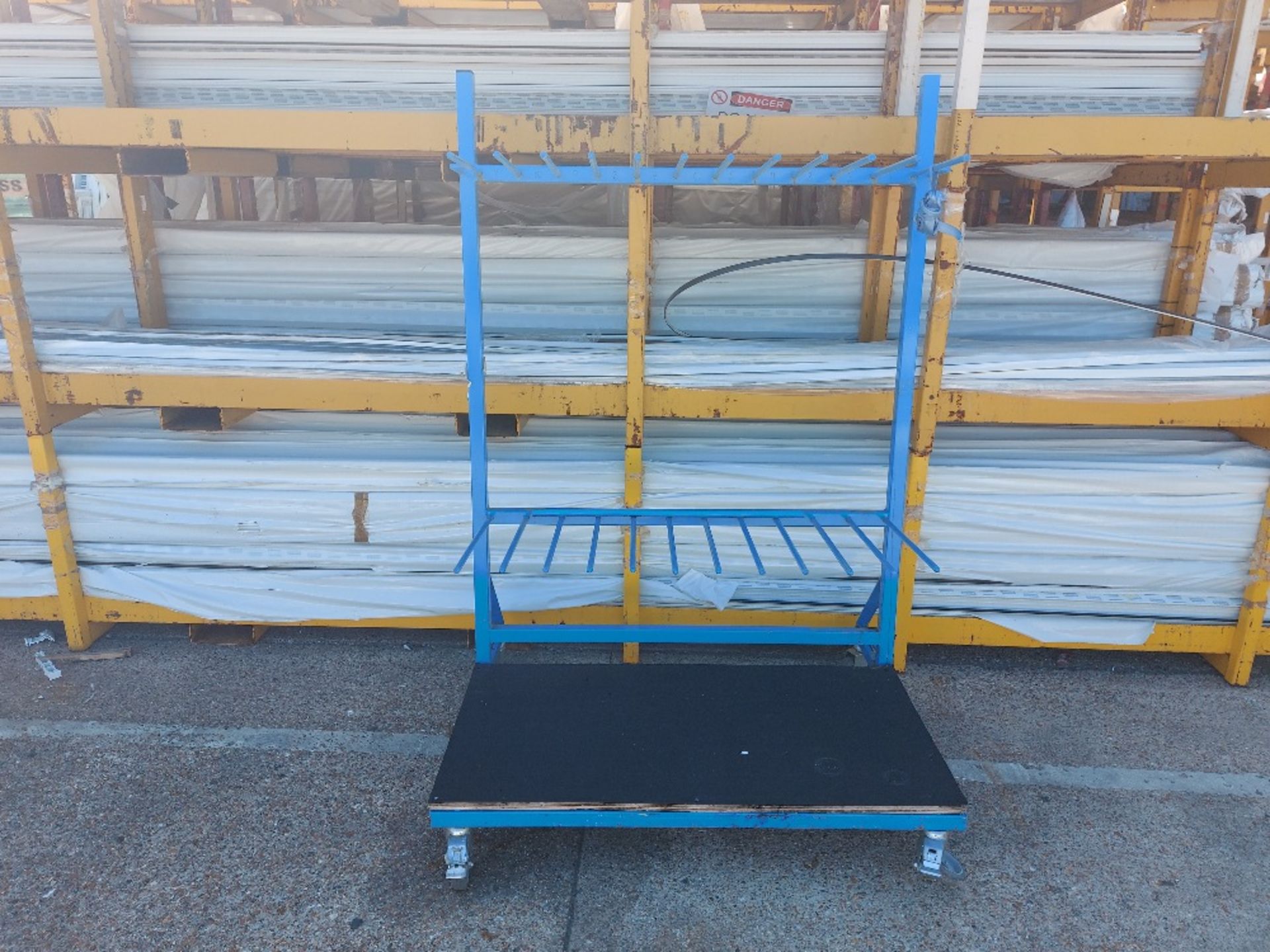 Mobile Eleven Section Steel Frame Storage Rack - Image 2 of 2