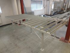 Steel Frame / Bristle Topped Window Fabrication Workbench