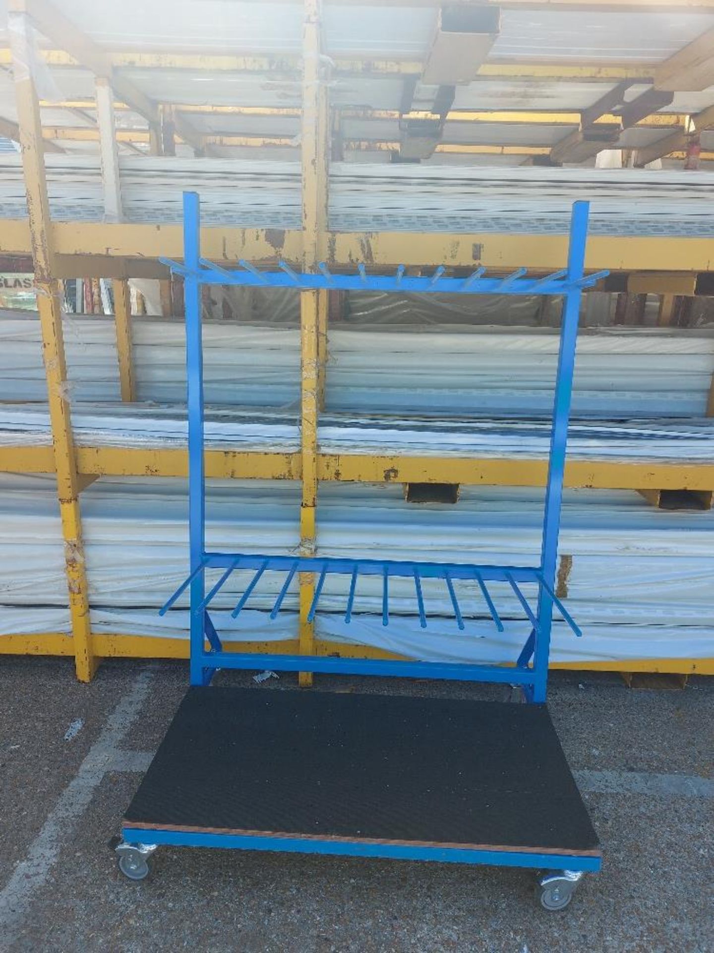 Mobile Eleven Section Steel Frame Storage Rack - Image 2 of 2