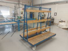 Steel A Frame Board / Glass Handling Trolley