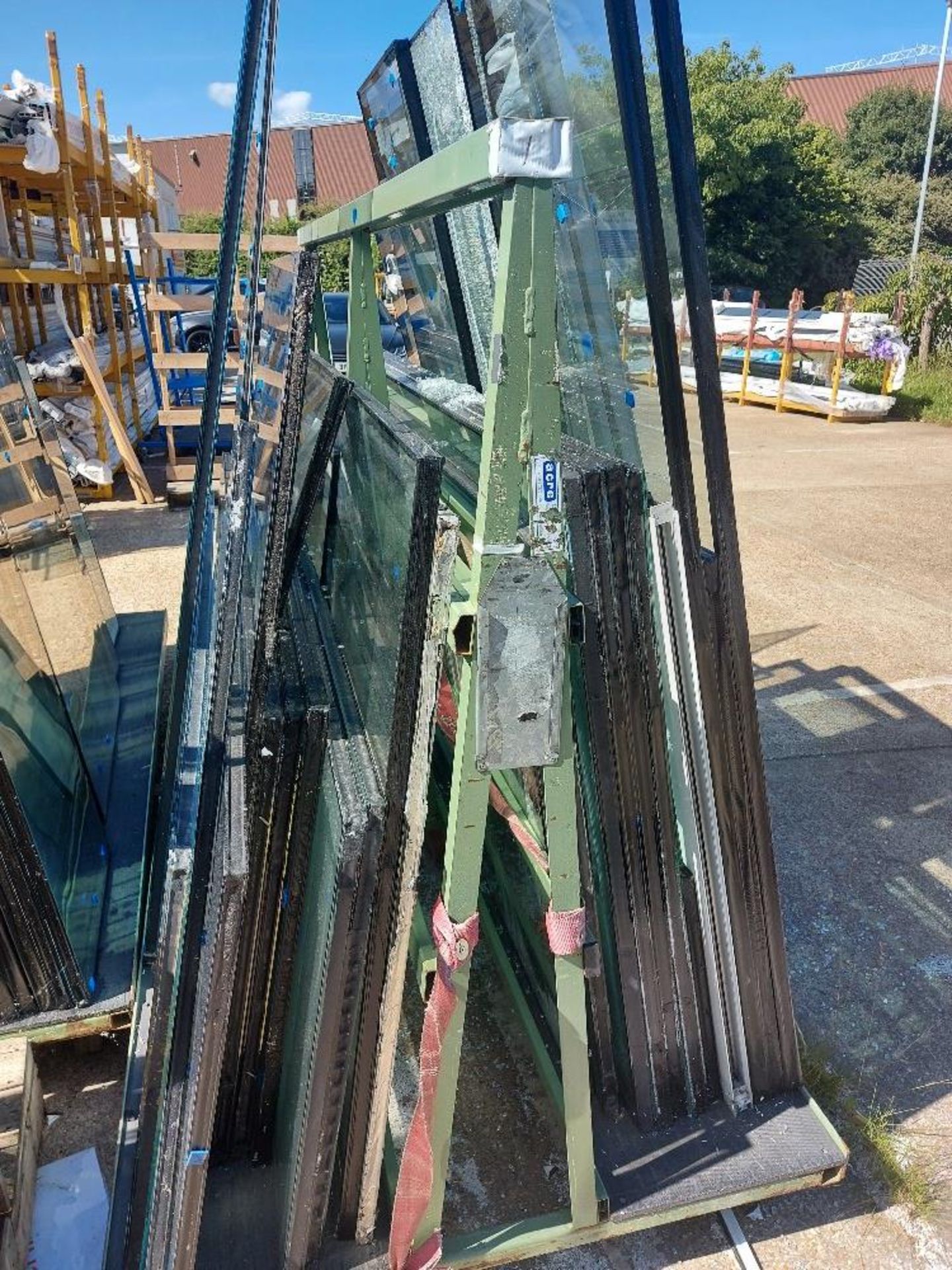 Steel A Frame Board / Glass Handling Trolley - Image 2 of 2