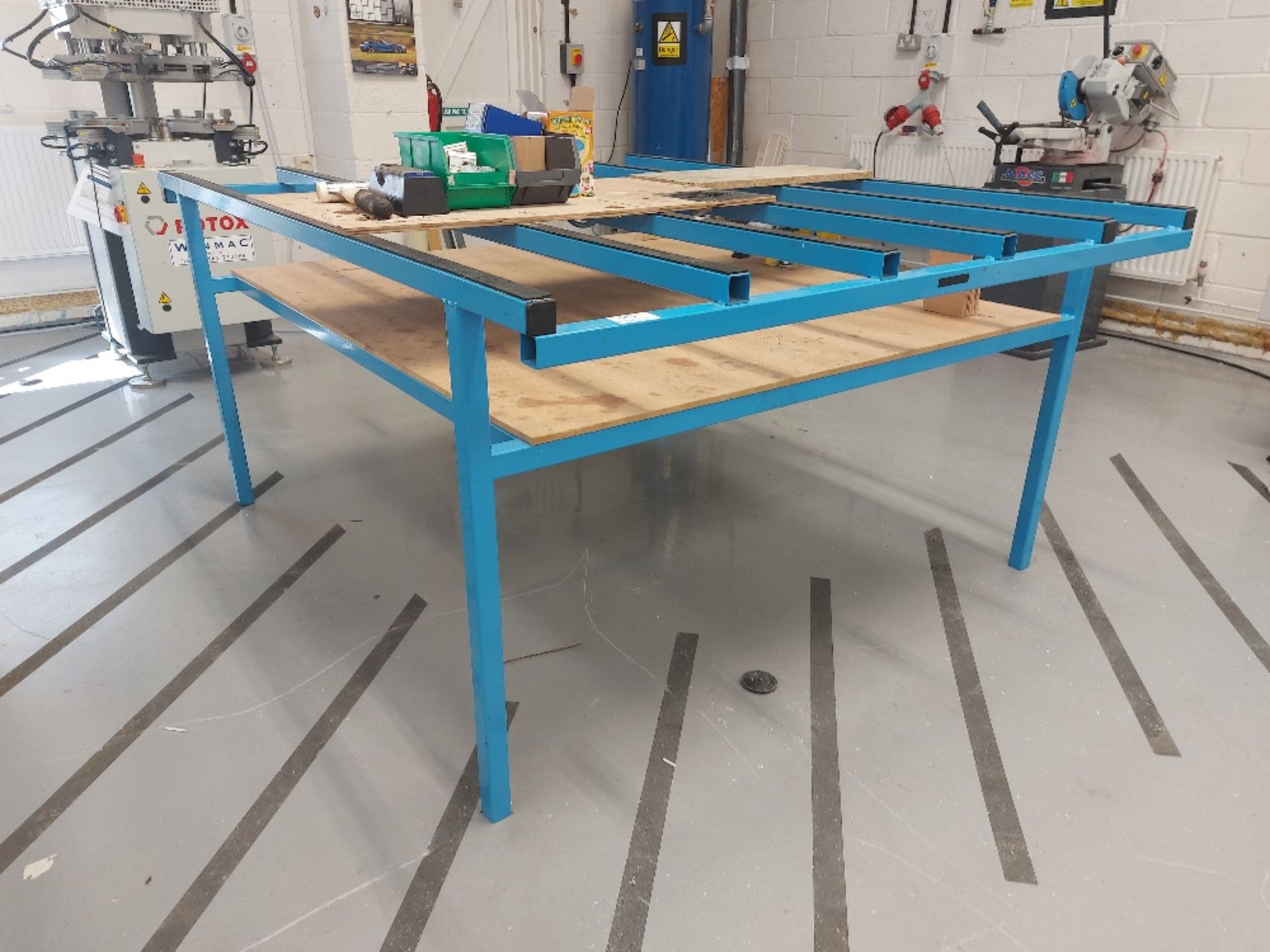 Steely Fabrications Two Tier Steel Frame Window Fabrication Workbench