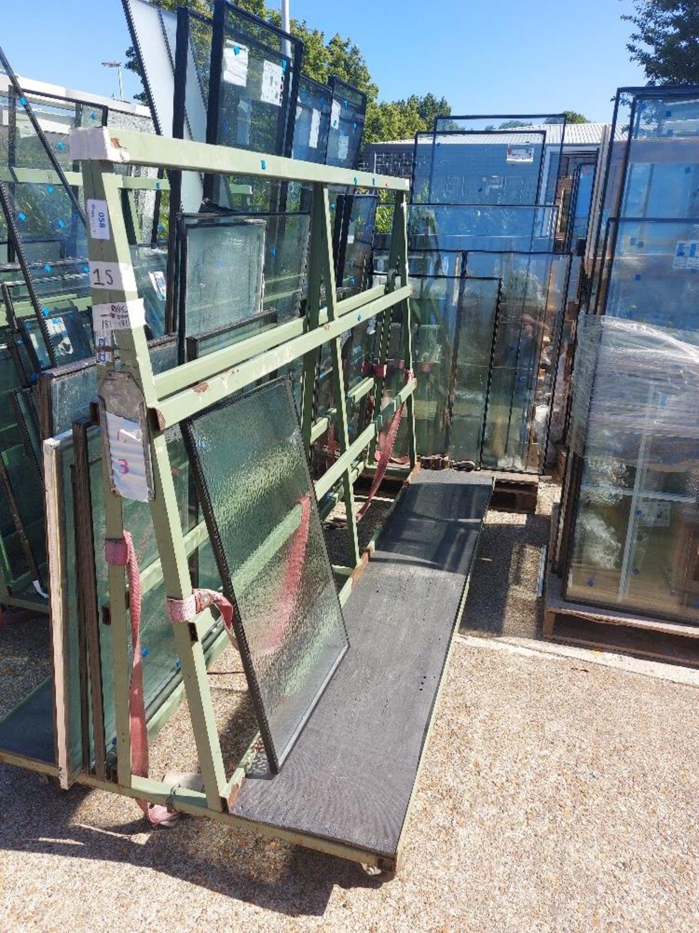 Steel A Frame Board / Glass Handling Trolley