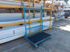 Mobile Eleven Section Steel Frame Storage Rack