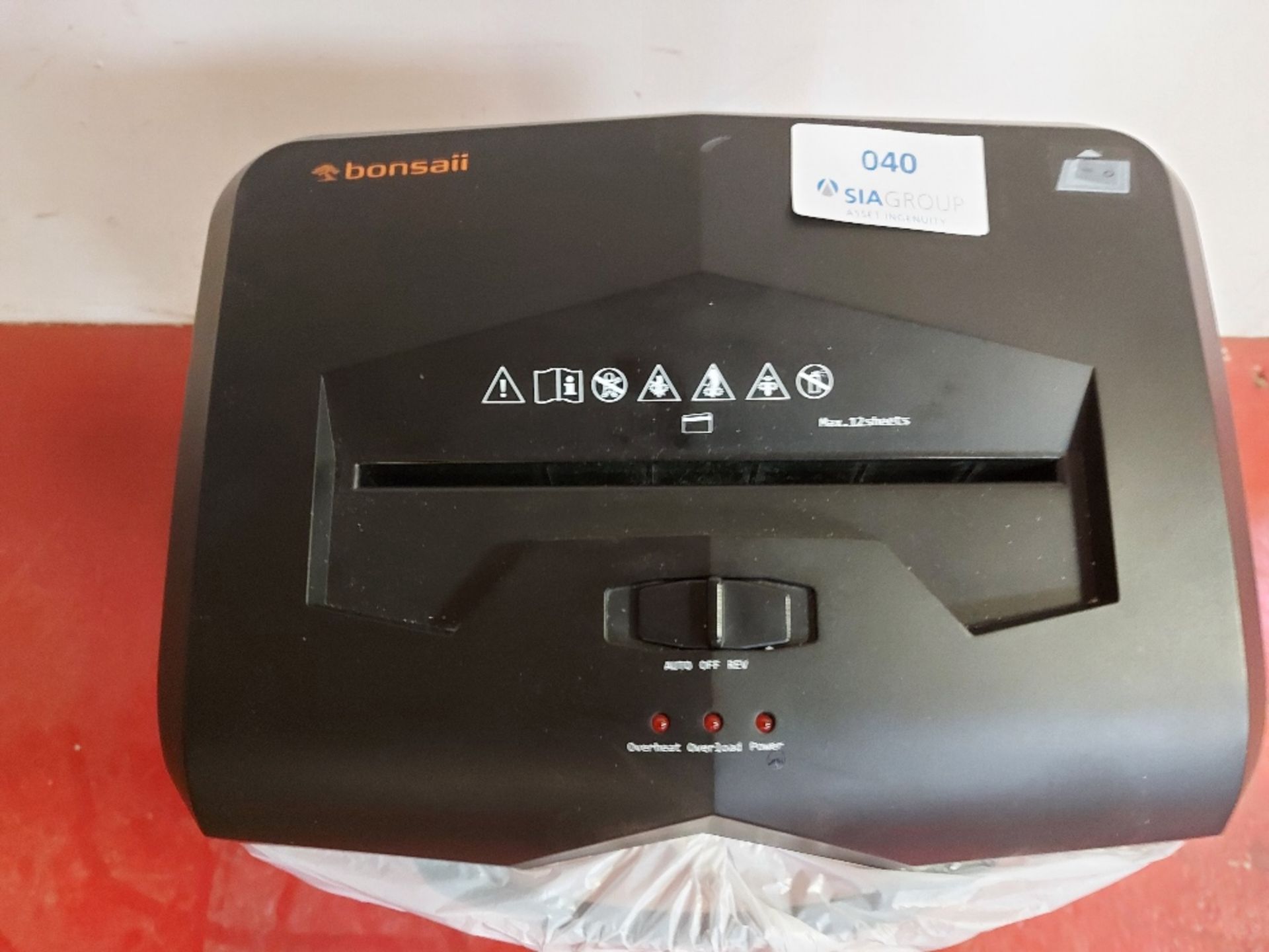 Bonsaii C149-D 12-Sheet Micro-Cut Shredder - Image 3 of 4