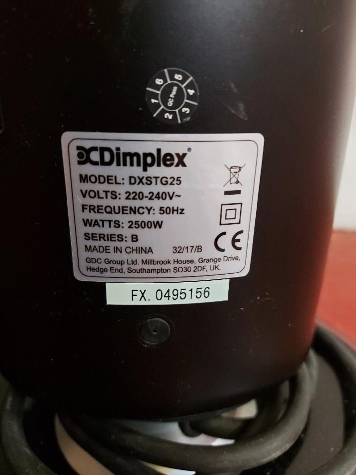 (2) Dimplex Studio G DXSTG25 2.5kW Ceramic Tower Heaters - Bild 3 aus 3