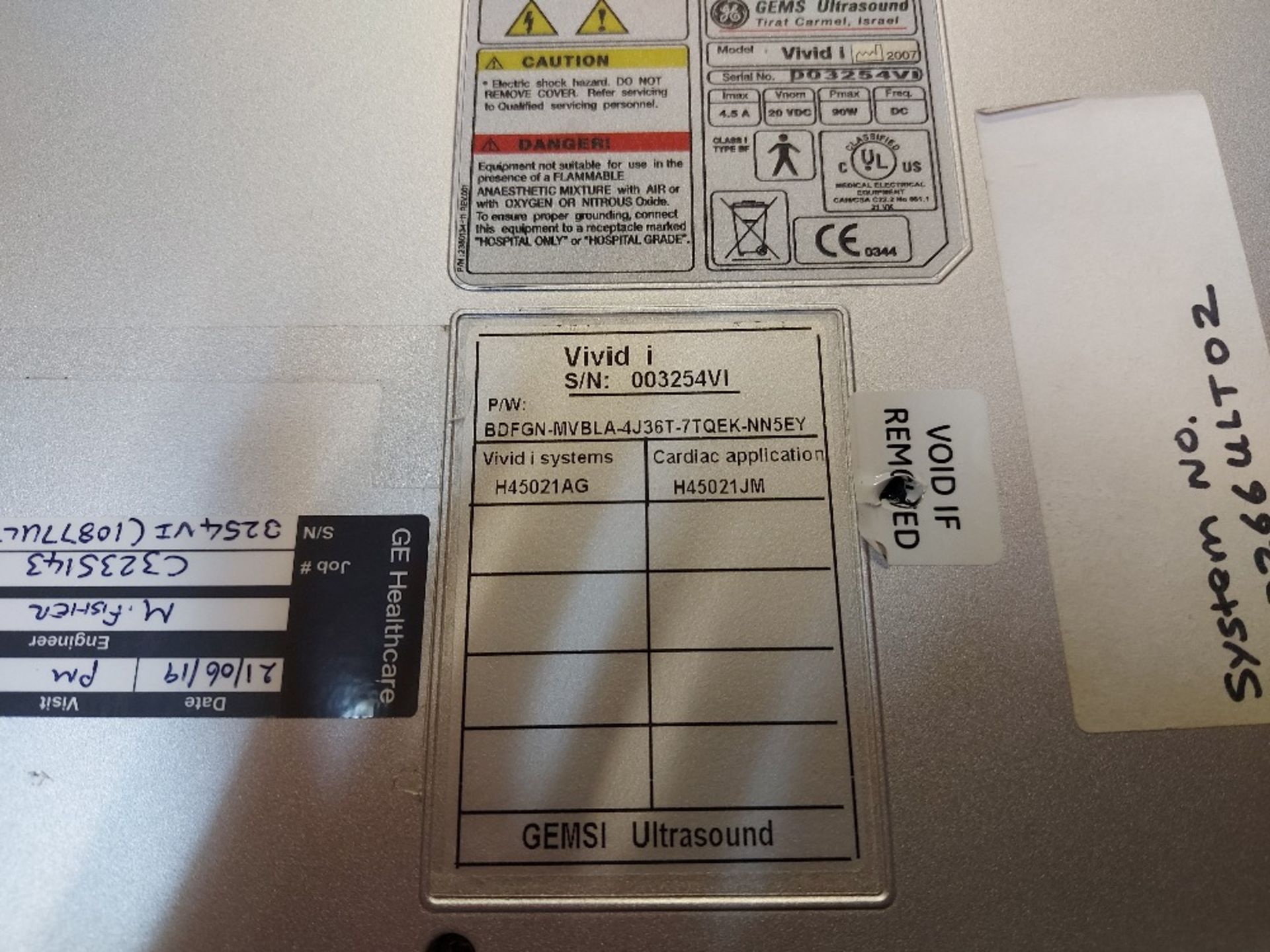 GE Vivid-i Cardiology Ultrasound Scanner - Image 7 of 9