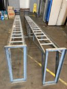 (2) Carstages galvanised steel vehicle display ramps, 3000kg capacity, 4.6m long