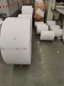 (14) Various Full And Part Reells Of White Forms Paper with side sprockets