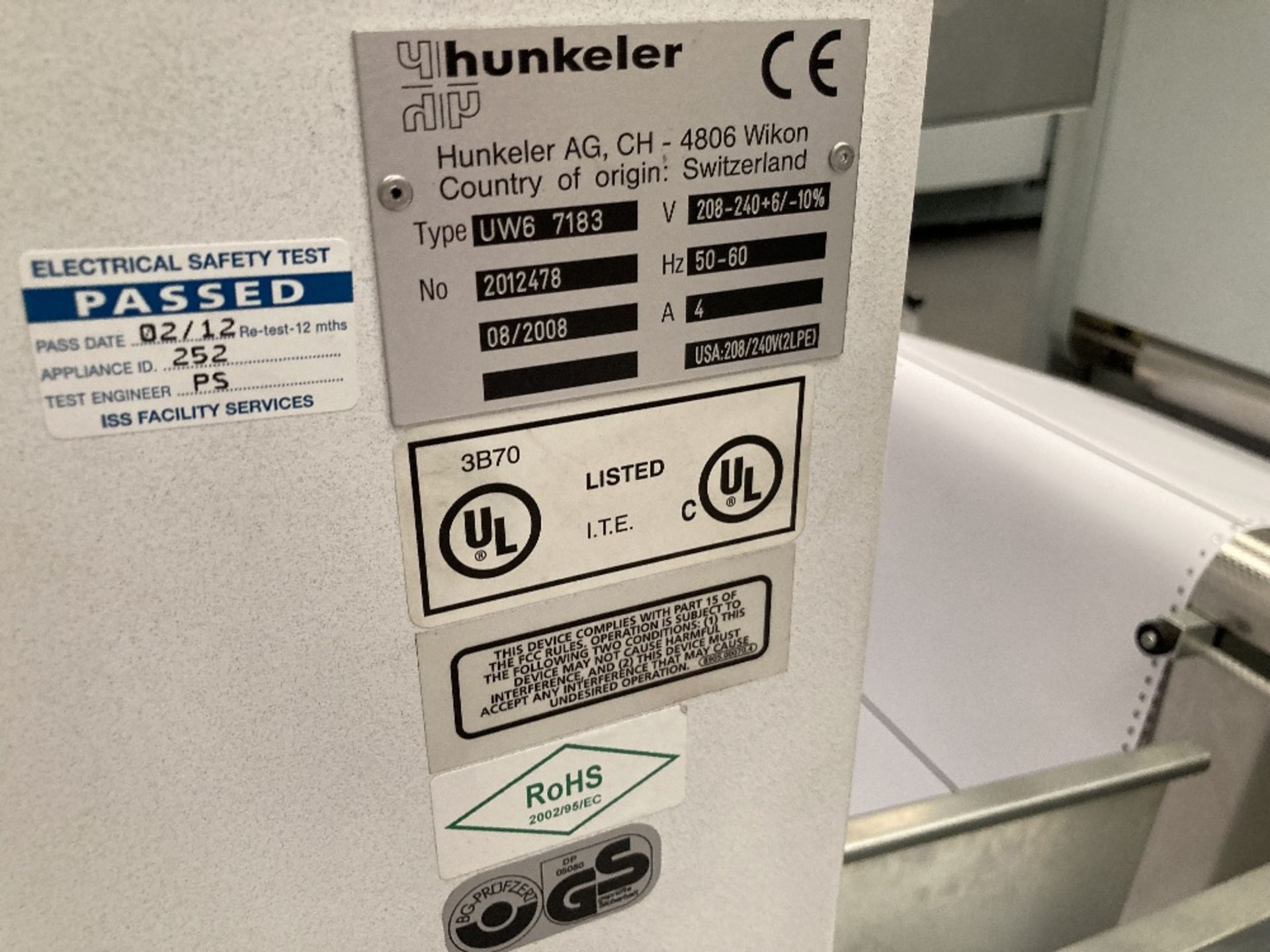 Hunkeler UW6 7183 Unwind Machine - Image 4 of 5